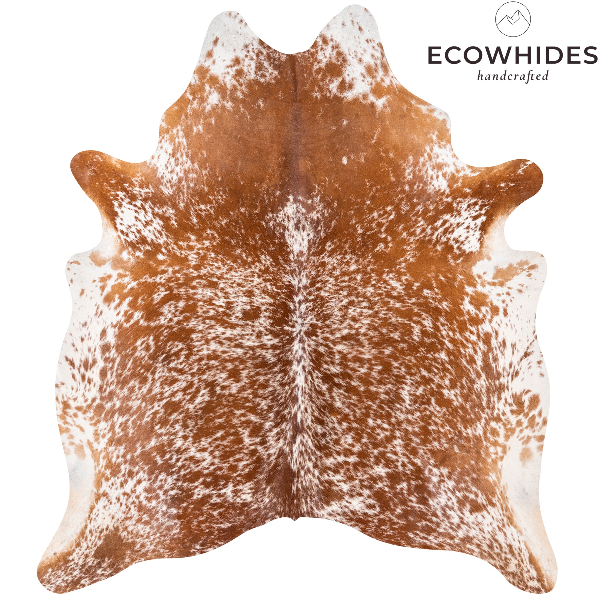 Brown Salt and Pepper Cowhide Rug