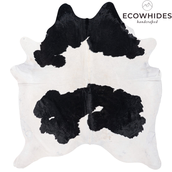Brazilian Black and White Cowhide Rug Size 6'10" L x 6'10" W 2005