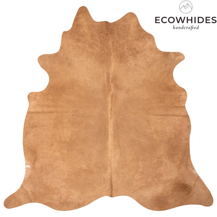 Brazilian Beige Cowhide Rug Size 6'6" L x 6'7" W 2521