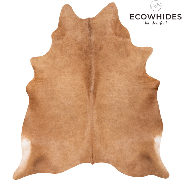 Brazilian Beige Cowhide Rug Size 6'7" L x 6'1" W 2522