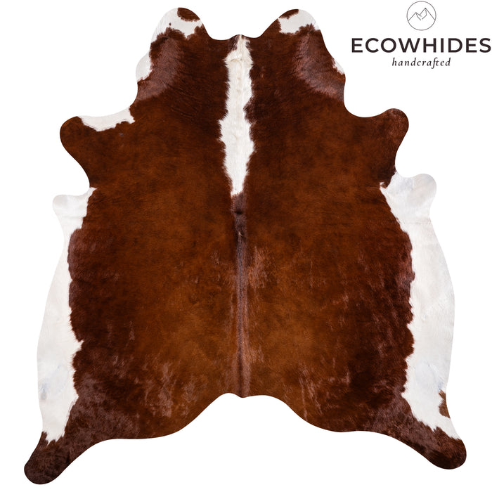 Brazilian Hereford Cowhide Rug Size 7'9" L x 6'2" W 3233