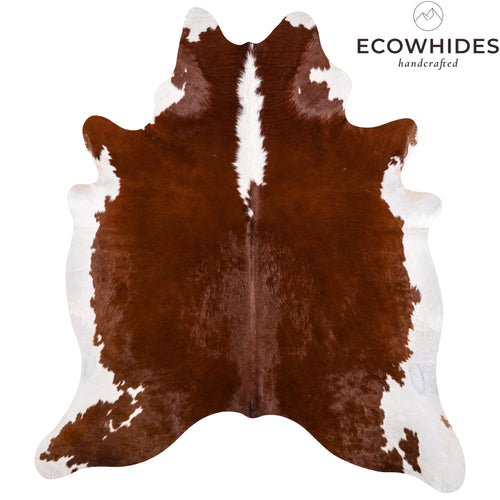 Brazilian Hereford Cowhide Rug Size 6'9" L x 6'0" W 3235