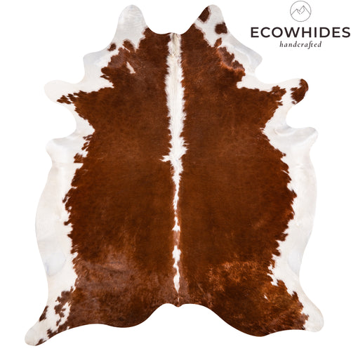 Brazilian Hereford Cowhide Rug Size 7'3" L x 6'4" W 3241