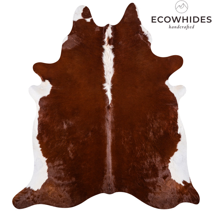 Brazilian Hereford Cowhide Rug Size 7'6" L x 6'9" W 3244