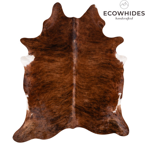 Brazilian Brindle Cowhide Rug Size 7'1" L x 5'7" W 3370