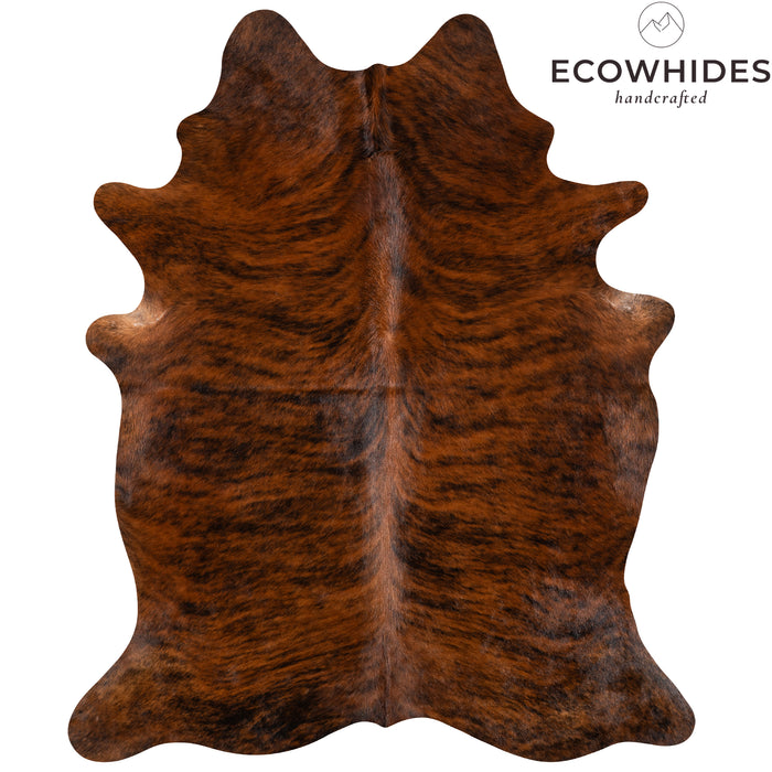 Brazilian Brindle Cowhide Rug Size 7'0" L x 5'6" W 3376