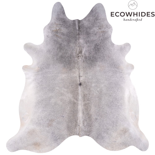 Brazilian Grey Cowhide Rug Size 7'1" L x 6'6" W 3496