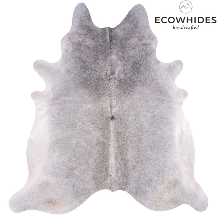 Brazilian Grey Cowhide Rug Size 7'1" L x 6'6" W 3496