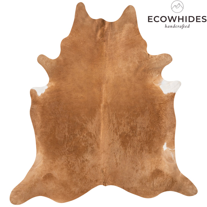 Brazilian Beige Cowhide Rug Size 8'2" L x 7'8" W 3506