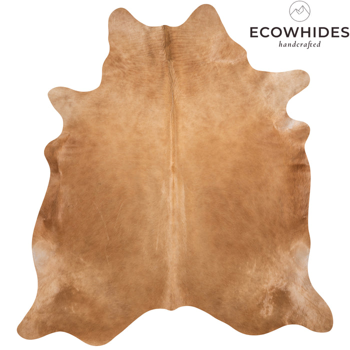 Brazilian Beige Cowhide Rug Size 7'7" L x 7'0" W 3508
