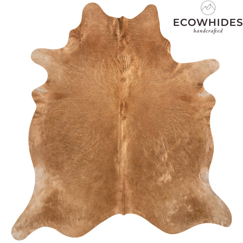 Brazilian Beige Cowhide Rug Size 7'9" L x 7'2" W 3509