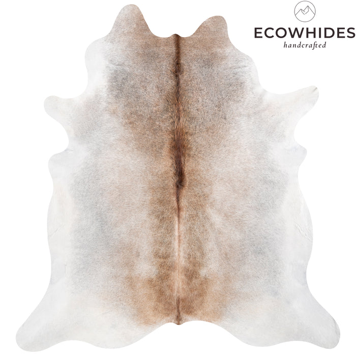 Brazilian Grey Palomino Cowhide Rug Size 7'4" L x 6'10" W 3520