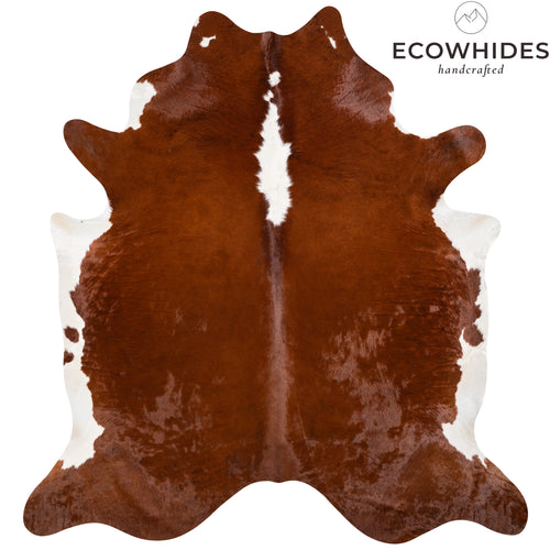 Brazilian Hereford Cowhide Rug Size 7'8" L x 7'4" W 3694
