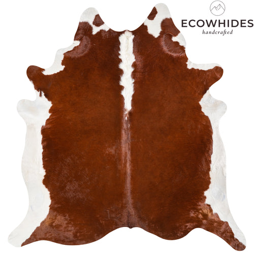Brazilian Hereford Cowhide Rug Size 7'9" L x 7'3" W 3695