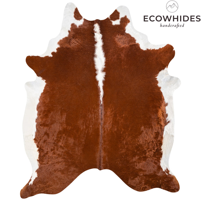 Brazilian Hereford Cowhide Rug Size 7'7" L x 6'4" W 3696