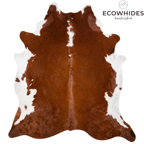 Brazilian Hereford Cowhide Rug Size 8'1" L x 7'3" W 3701