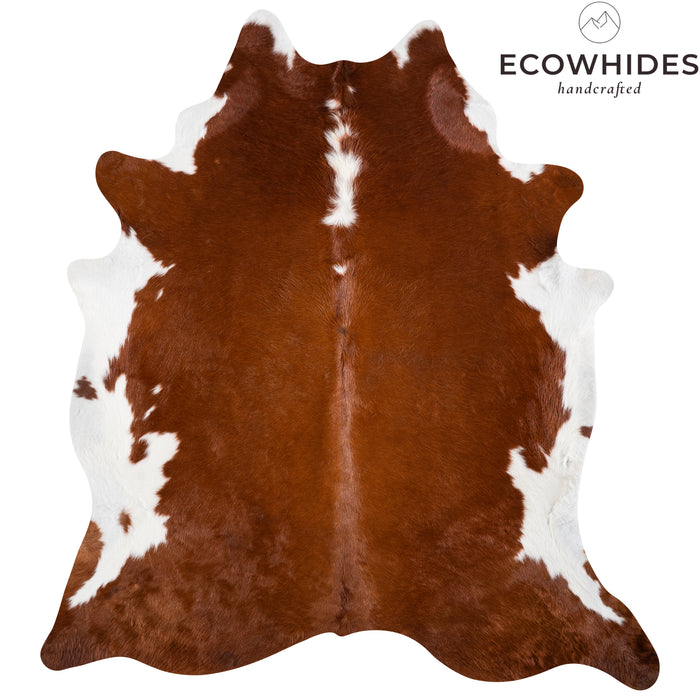 Brazilian Hereford Cowhide Rug Size 8'1" L x 7'3" W 3701
