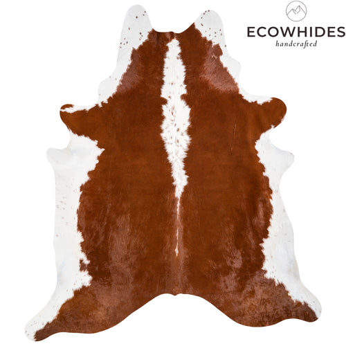 Brazilian Hereford Cowhide Rug Size 7'11" L x 7'5" W 3703