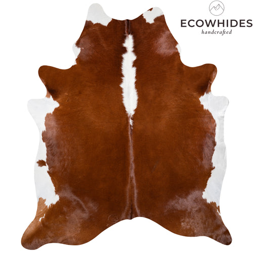 Brazilian Hereford Cowhide Rug Size 7'8" L x 6'9" W 3704