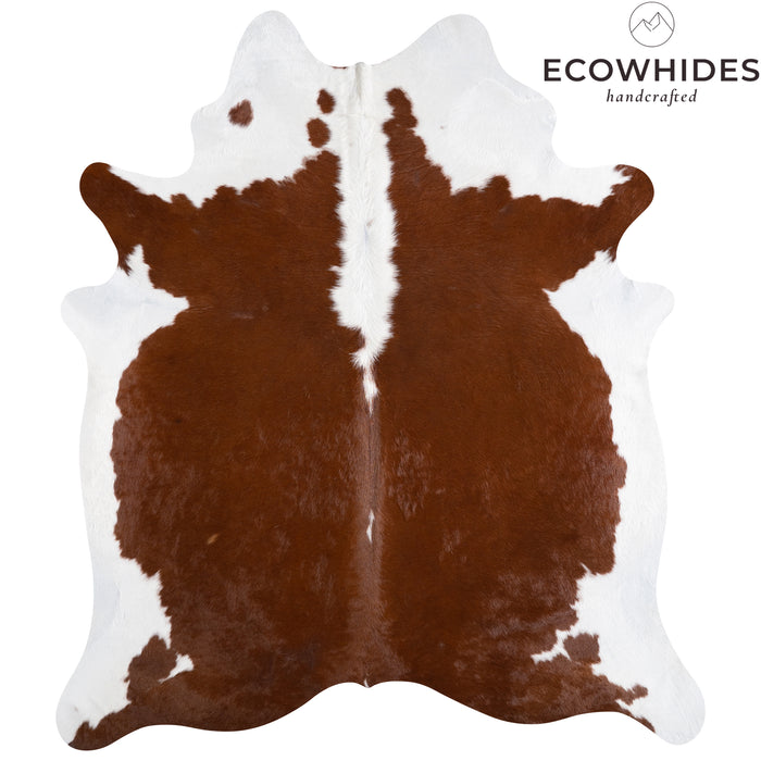 Brazilian Hereford Cowhide Rug Size 7'5" L x 6'8" W 3709