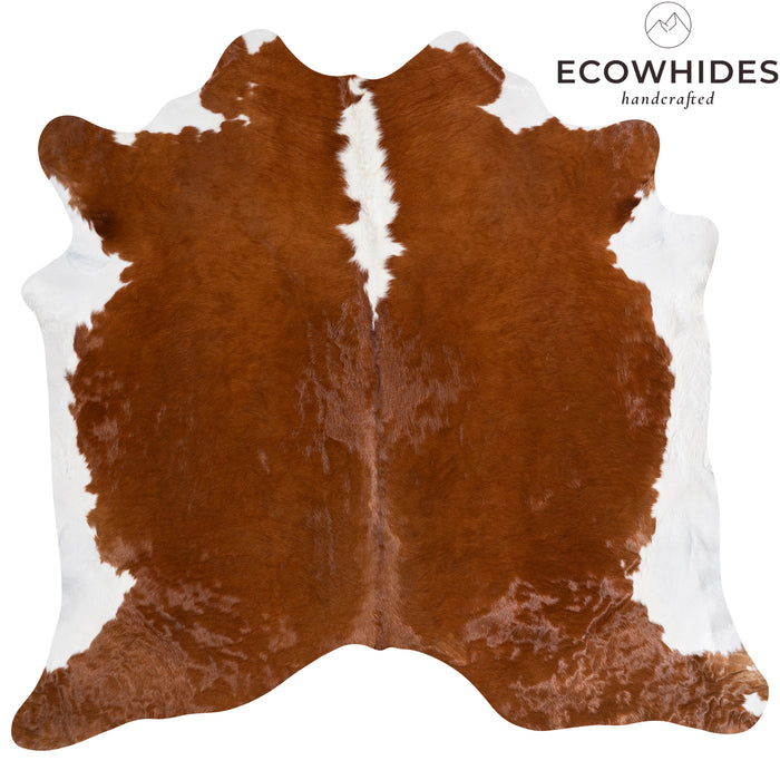 Brazilian Hereford Cowhide Rug Size 7'0" L x 7'5" W 3711