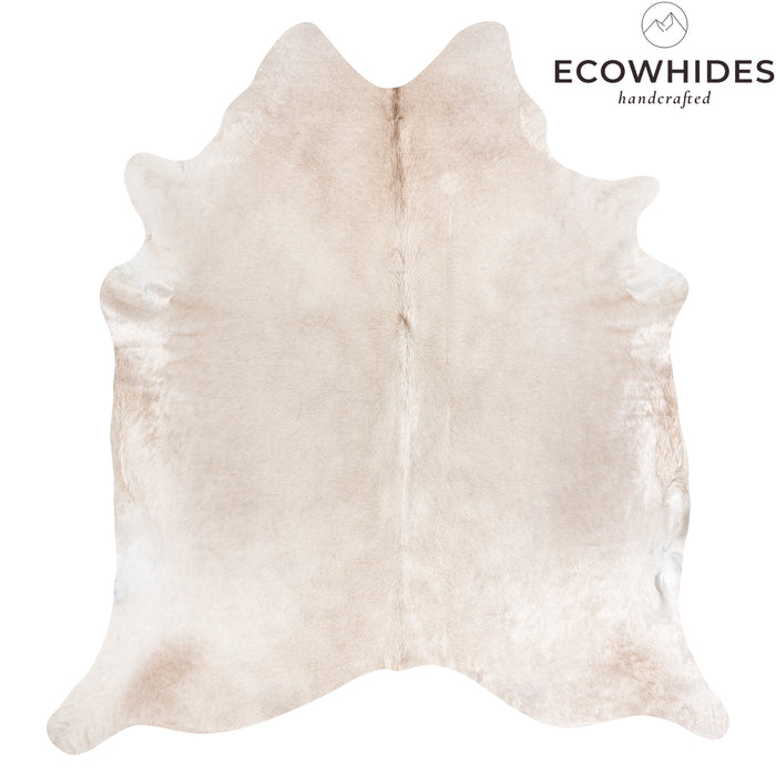 Brazilian Champagne Cowhide Rug Size 7'1" L x 6'8" W 3815