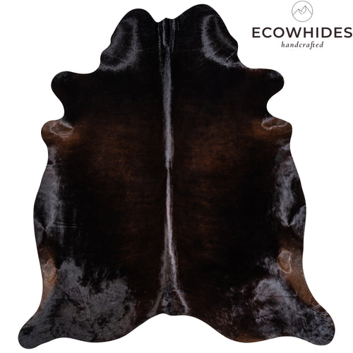 Brazilian Assorted Dark Cowhide Rug Size 7'8" L x 6'11" W 3829