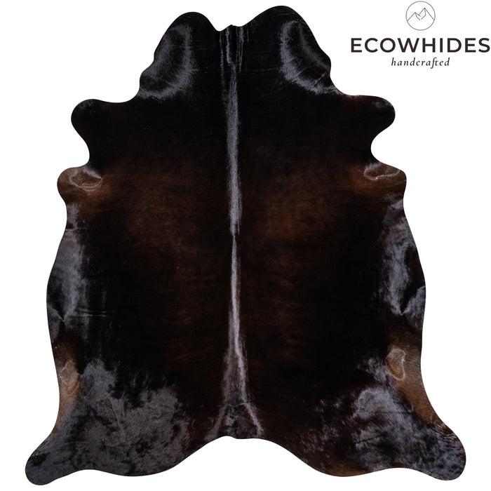 Brazilian Assorted Dark Cowhide Rug Size 7'8" L x 6'11" W 3829