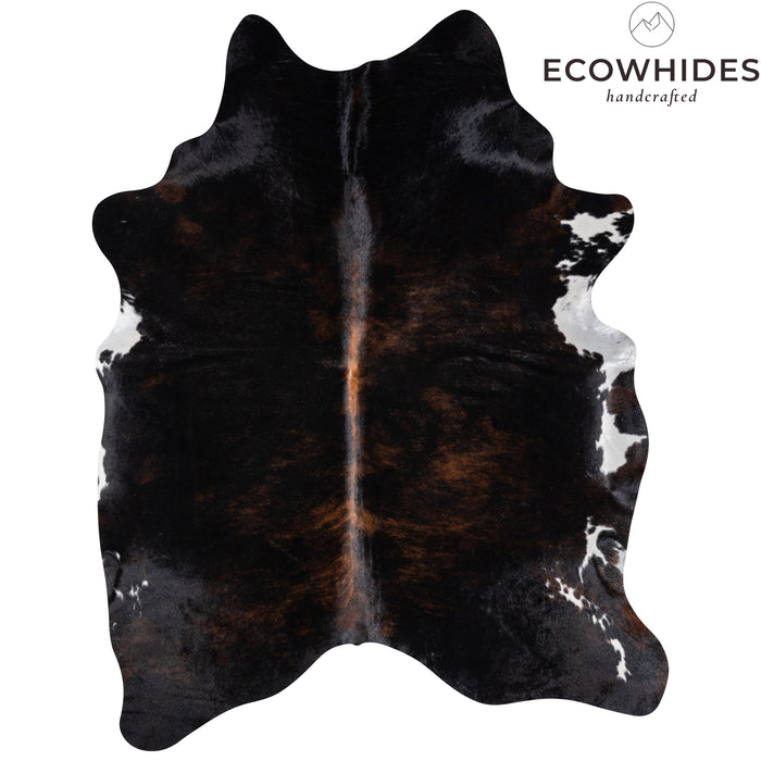 Brazilian Dark Brindle Cowhide Rug Size 7'6" L x 5'1" W 3846