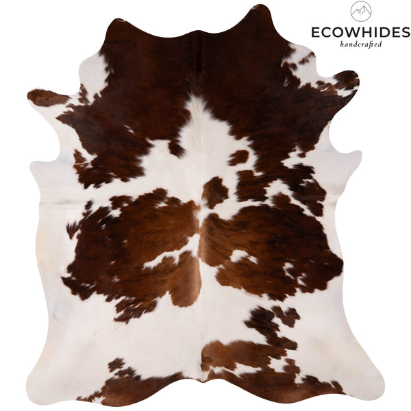 Tricolor Cowhide Rug Size 7'3'' L X 6'5'' W 4958 , Stain Resistant Fur | eCowhides