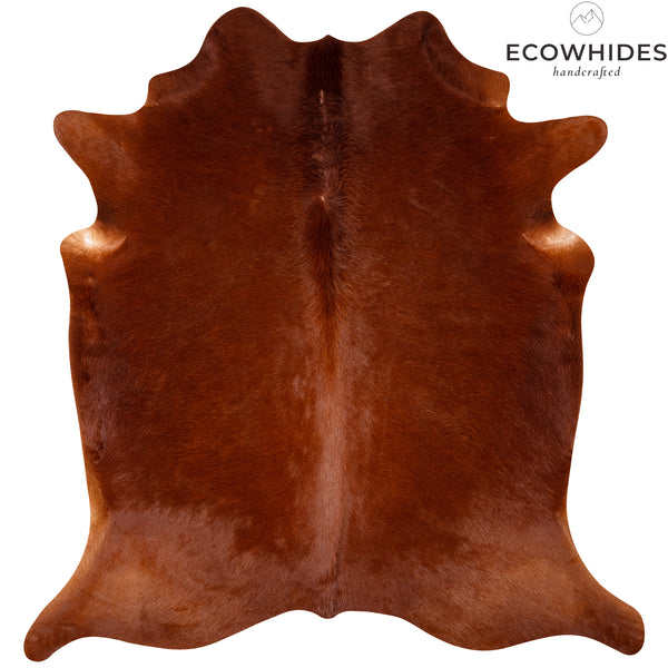 Brazilian Brown Cowhide Rug Size 6'10" L x 6'6" W 5100