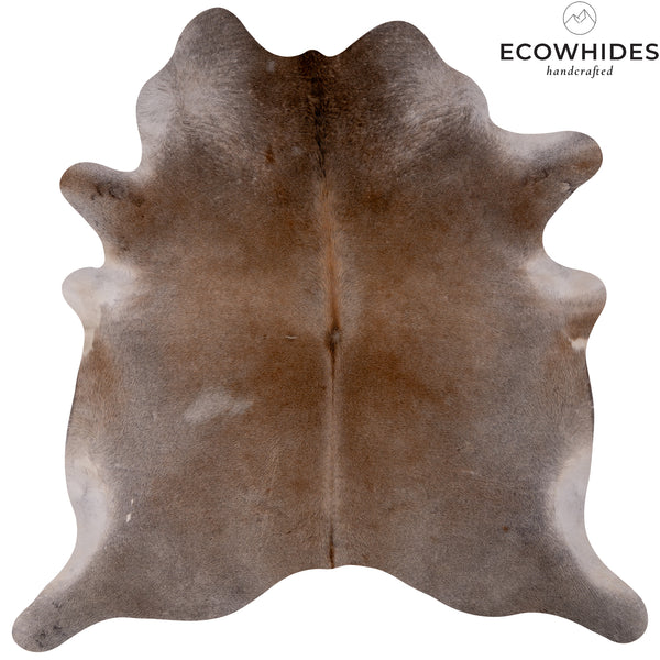 Brazilian Grey Palomino Cowhide Rug Size 7' L X 6'10" W 5117 , Stain Resistant Fur | eCowhides
