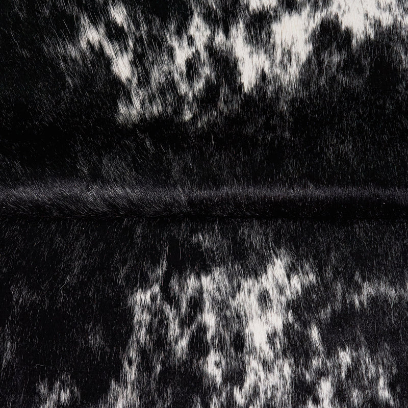 Black Salt and Pepper Cowhide Rug