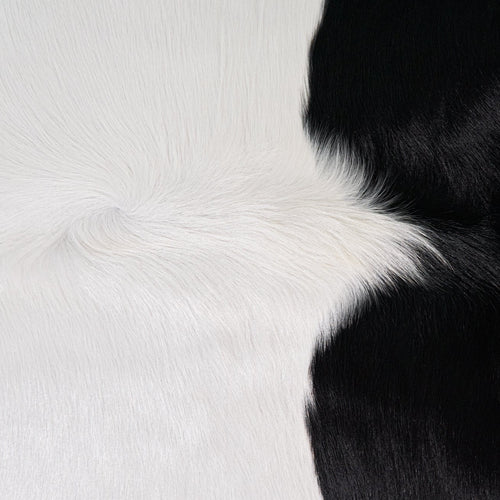 Black and White Cowhide Rug