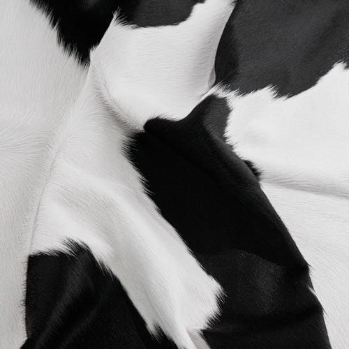 Black and White Cowhide Rug