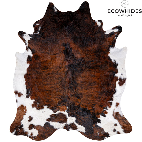 Brindle Mix Cowhide Rug Size 7'6'' L X 6'7'' W 5321 , Stain Resistant Fur | eCowhides