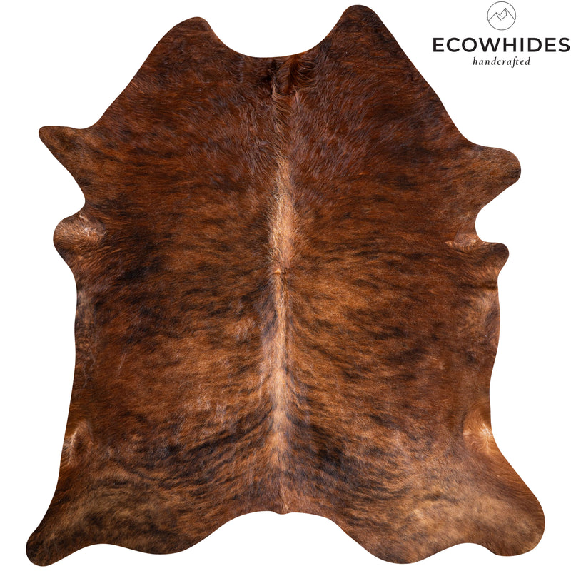 Brazilian Brindle Cowhide Rug Size 6'10" L x 6'5" W 6111