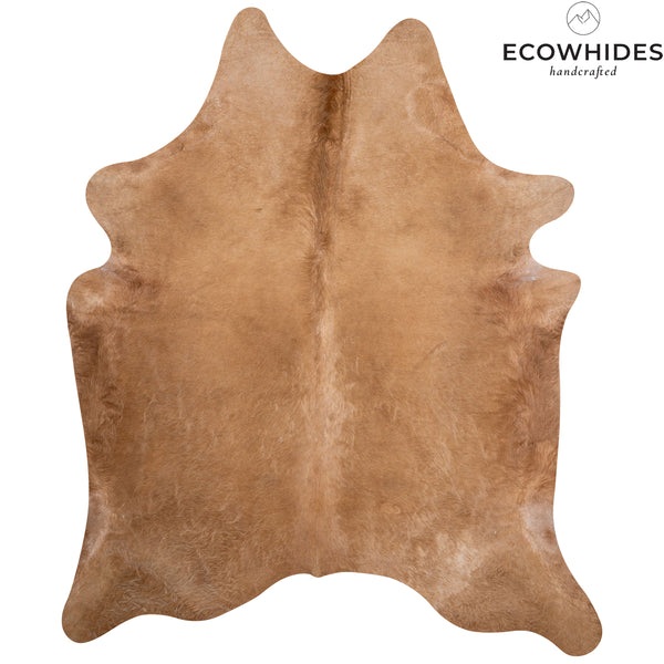 Brazilian Beige Cowhide Rug Size 6'11 L x 5'11" W 6134