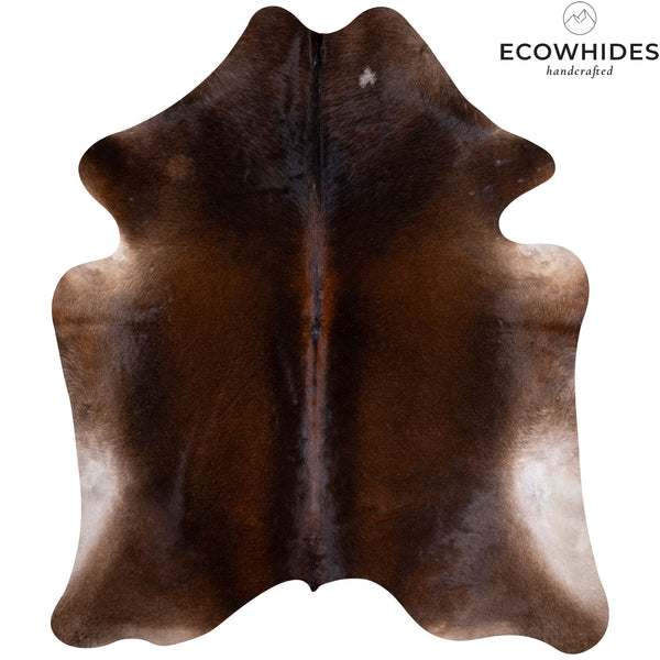 Brazilian Chocolate Cowhide Rug Size 6'10" L x 6' W 6180