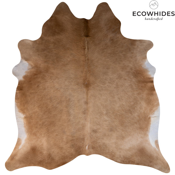 Brazilian Beige Cowhide Rug Size 6'8" L x 6'8" W 6805