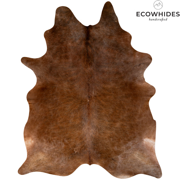 Brazilian Brown Cowhide Rug Size 7'11" L x 6'3" W 6820