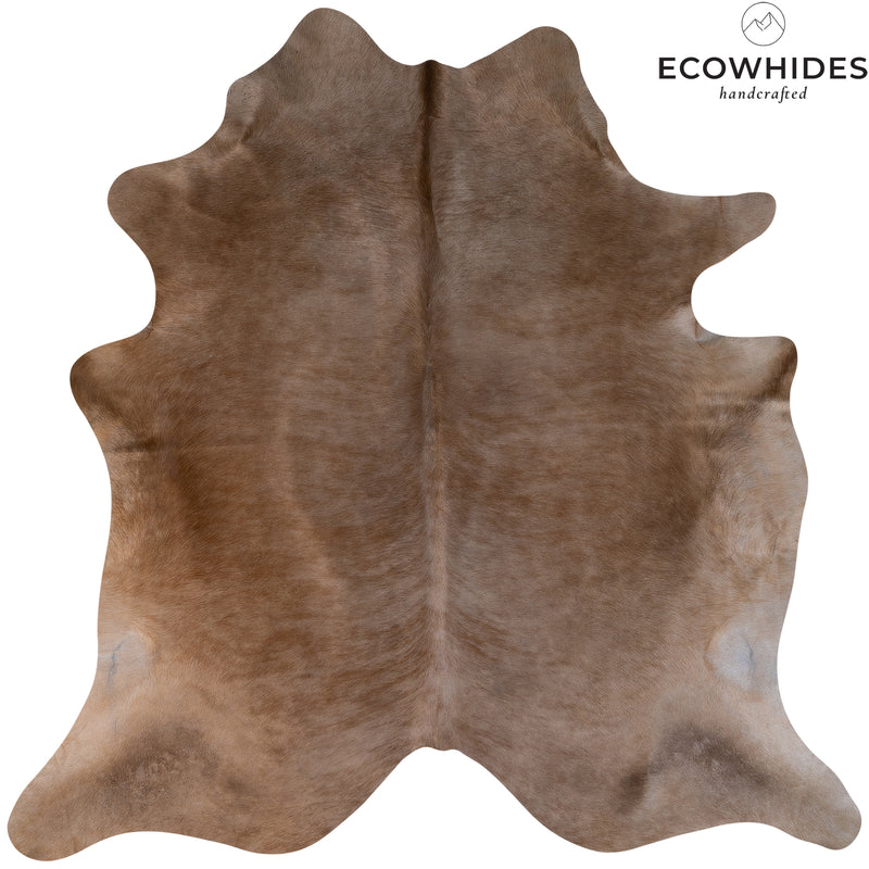 Brazilian Beige Cowhide Rug Size 6'2" L x 6'11" W 6829