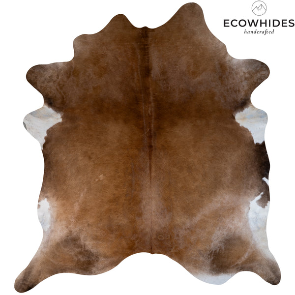 Brazilian Beige Cowhide Rug Size 7'2" L x 7'4" W 6833