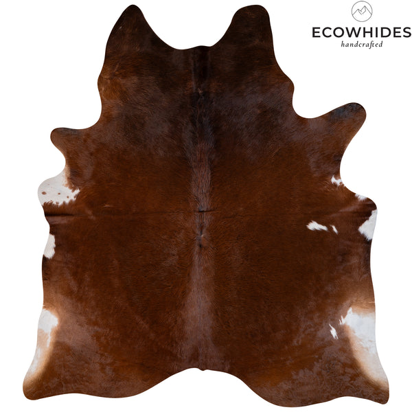 Brazilian Brown Cowhide Rug Size 7'1" L x 6'9" W 6868