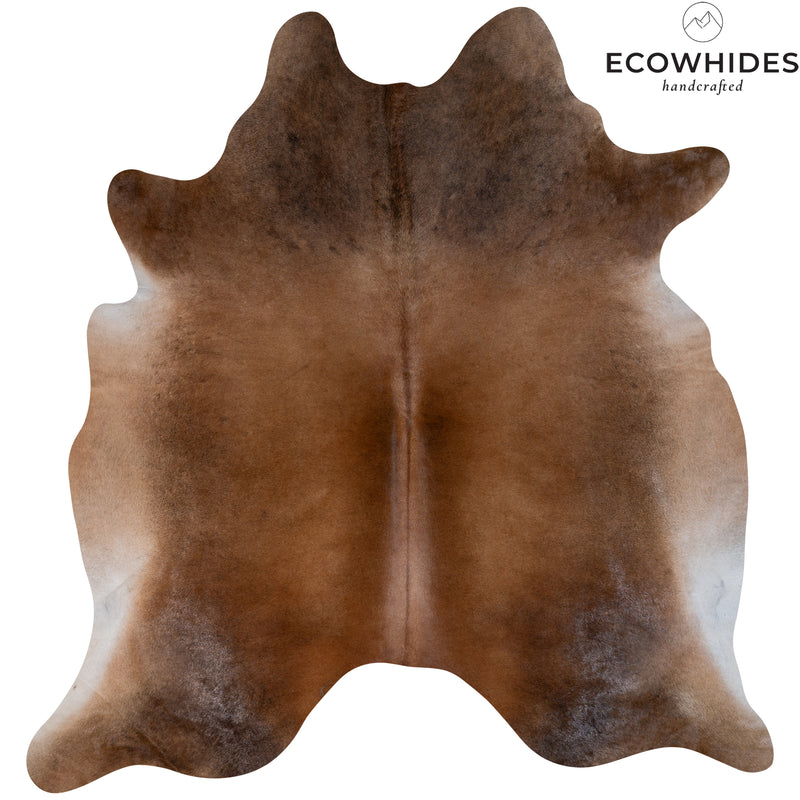 Brazilian Brown Cowhide Rug Size 7' L x 7' W 6888