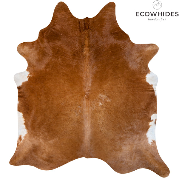 Brazilian Brown Cowhide Rug Size 7'4" L x 6'11" W 6905