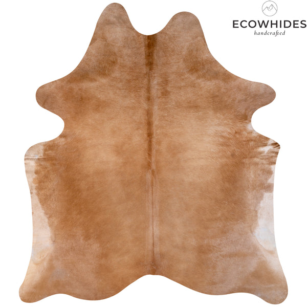 Brazilian Beige Cowhide Rug Size 6'10" L x 6'6" W 6930