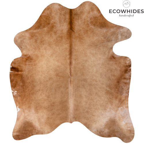 Brazilian Beige Cowhide Rug Size 7' L x 6'6" W 6937