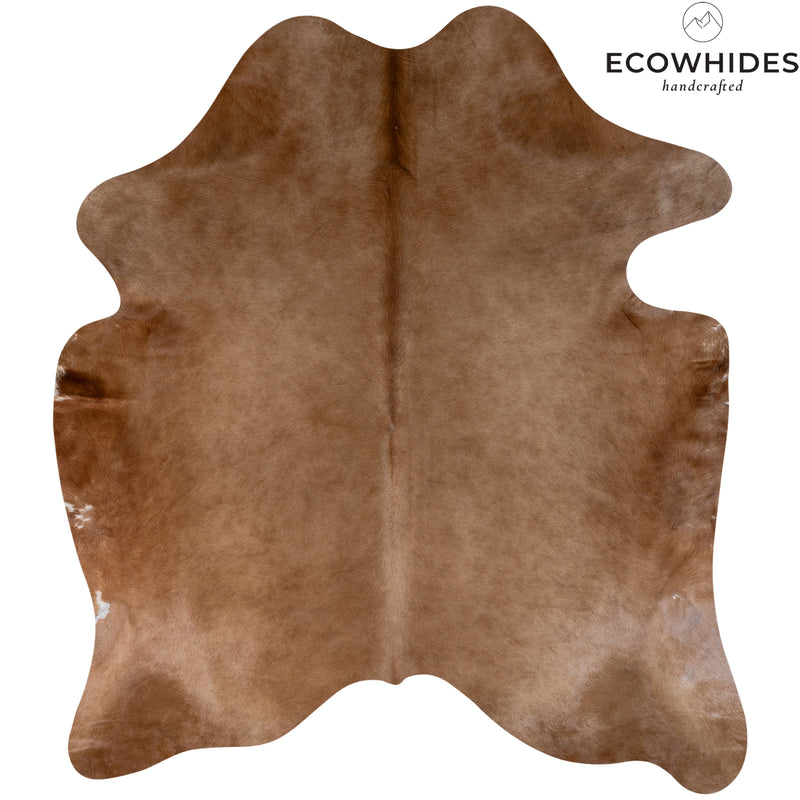 Brazilian Beige Cowhide Rug Size 7' L x 6'6" W 6937