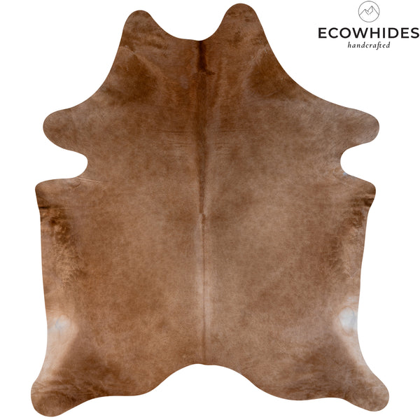 Brazilian Beige Cowhide Rug Size 7'7" L x 6'9" W 6943